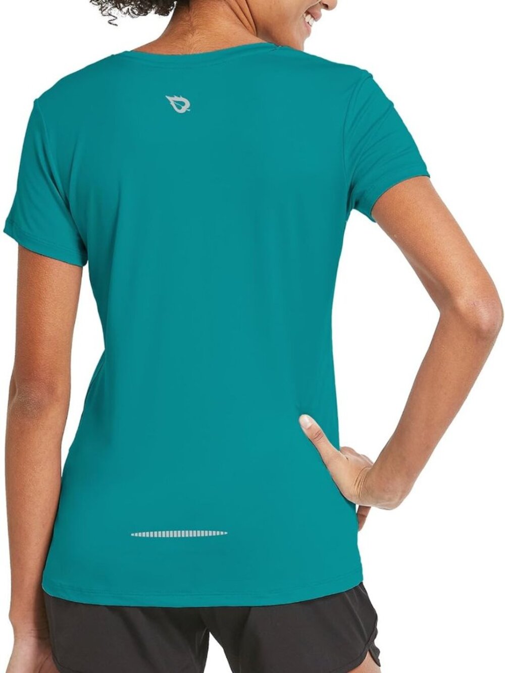 Women's Athletic Short Sleeve Running Shirt - Quick Dry Workout Top